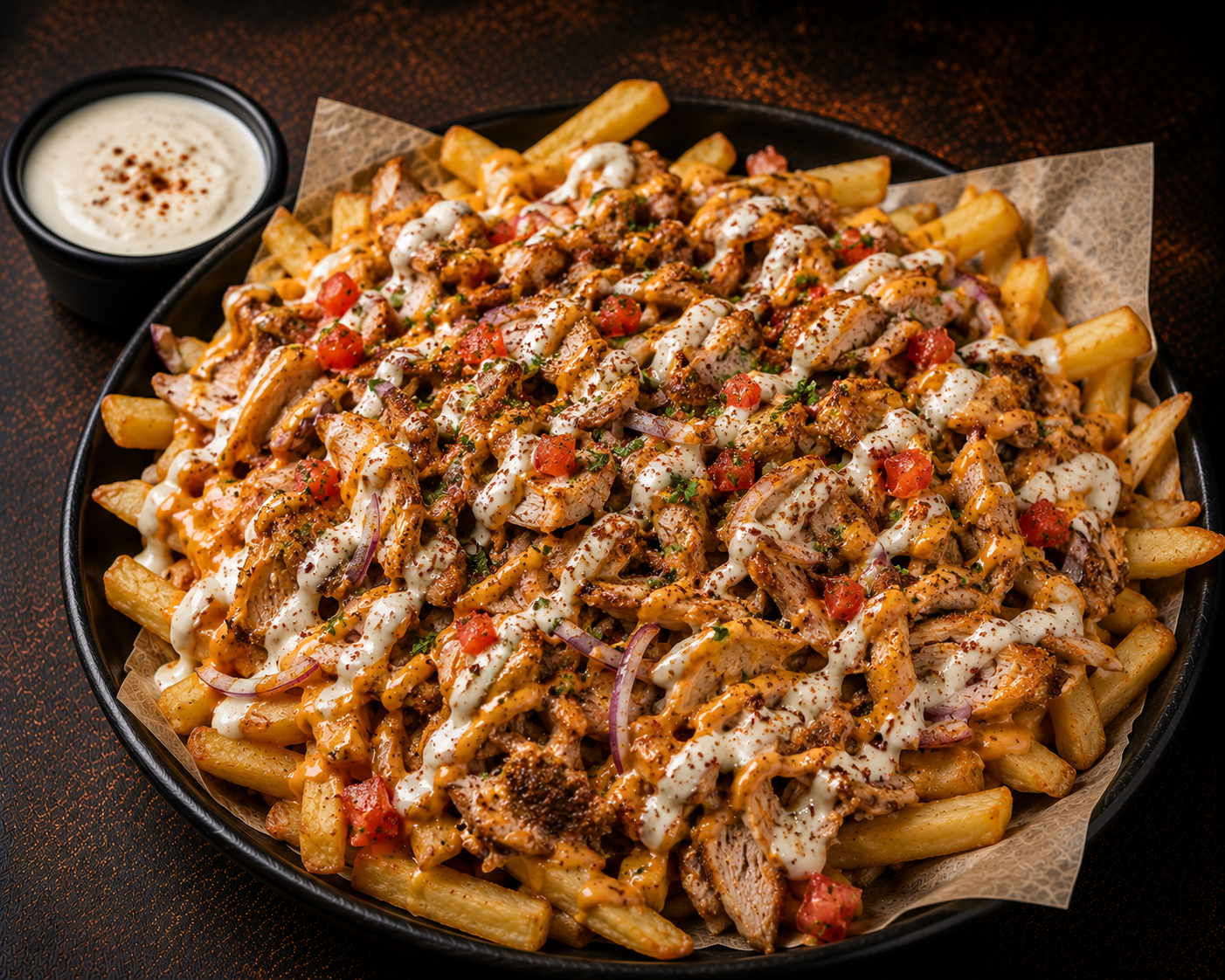 Chicken Schawarma Fries